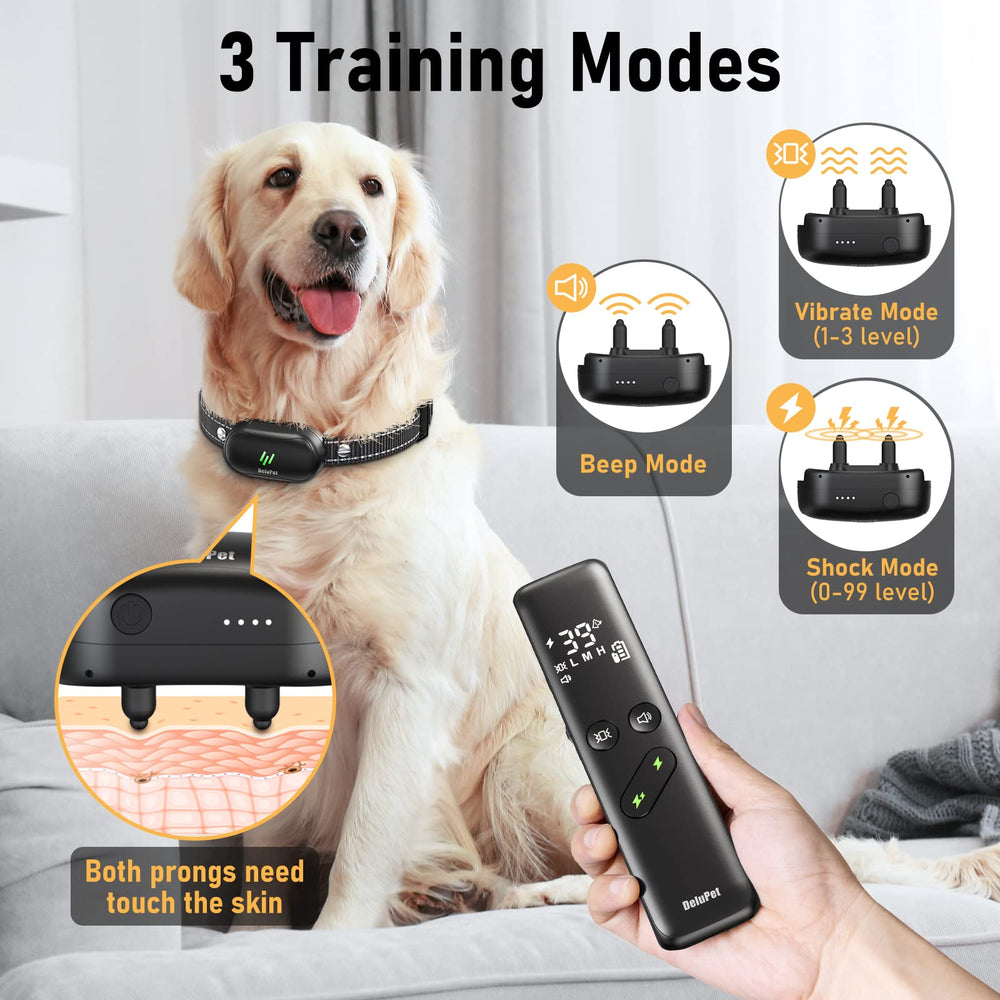 Delupet remote shows 1600ft range for long-distance training.