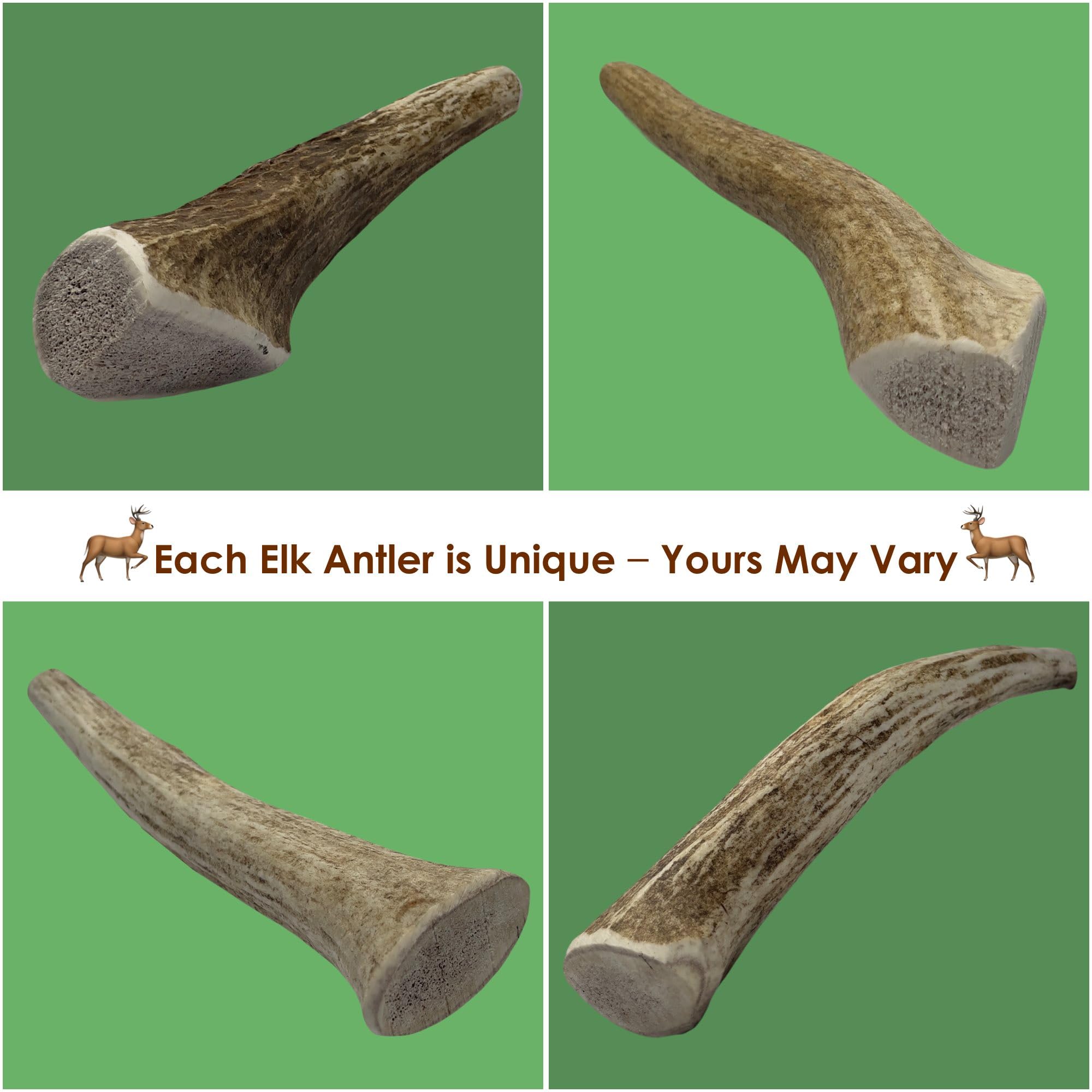 Deluxe Naturals elk antler chews pack front shows brand and packaging details