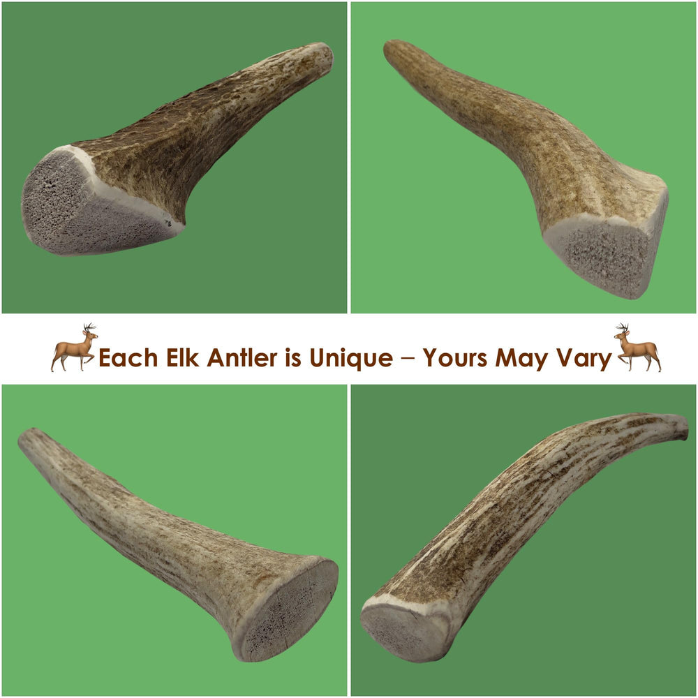Deluxe Naturals elk antler chews pack front shows brand and packaging details
