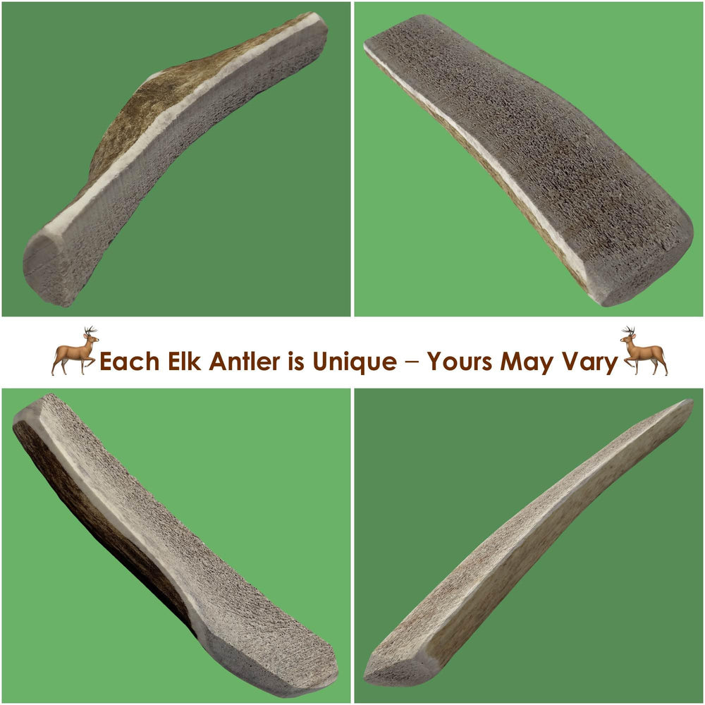 Deluxe Naturals elk antler chews sustainably sourced USA elk.