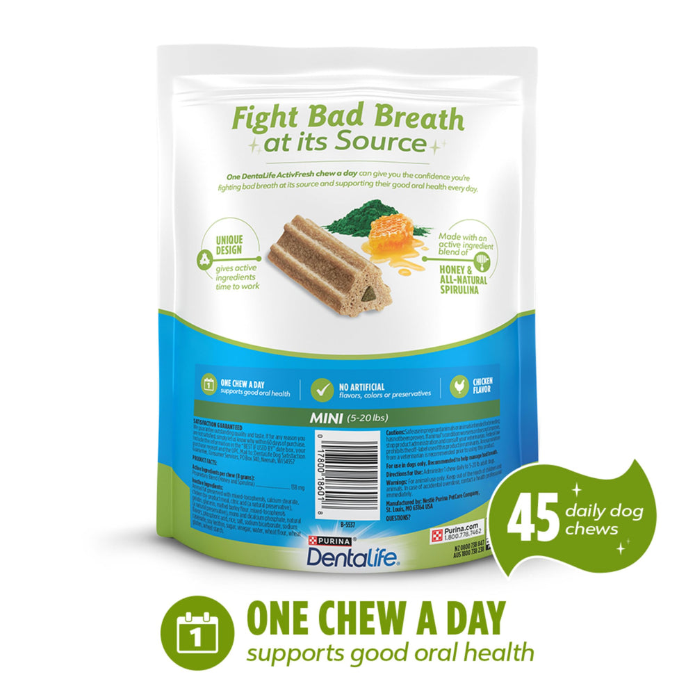Dentalife ActivFresh NASC quality badge on packaging