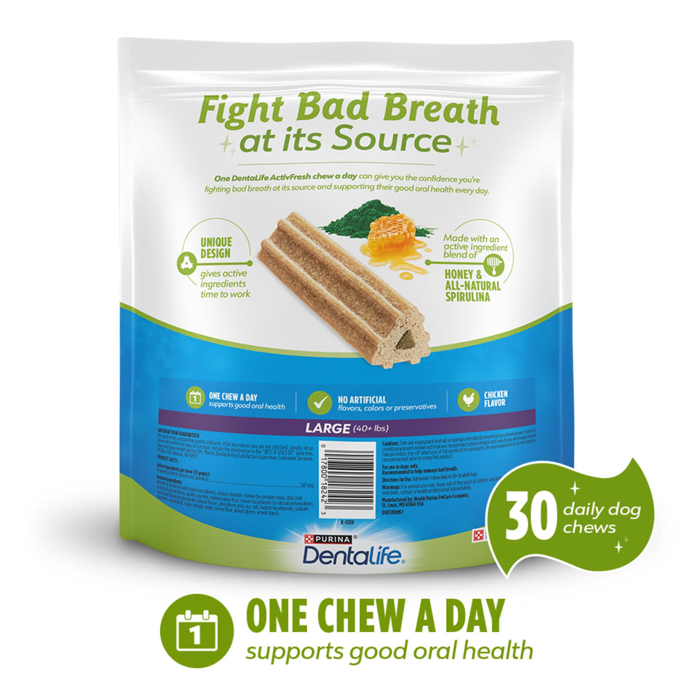 Dentalife ActivFresh NASC standards badge indicating quality assurance.