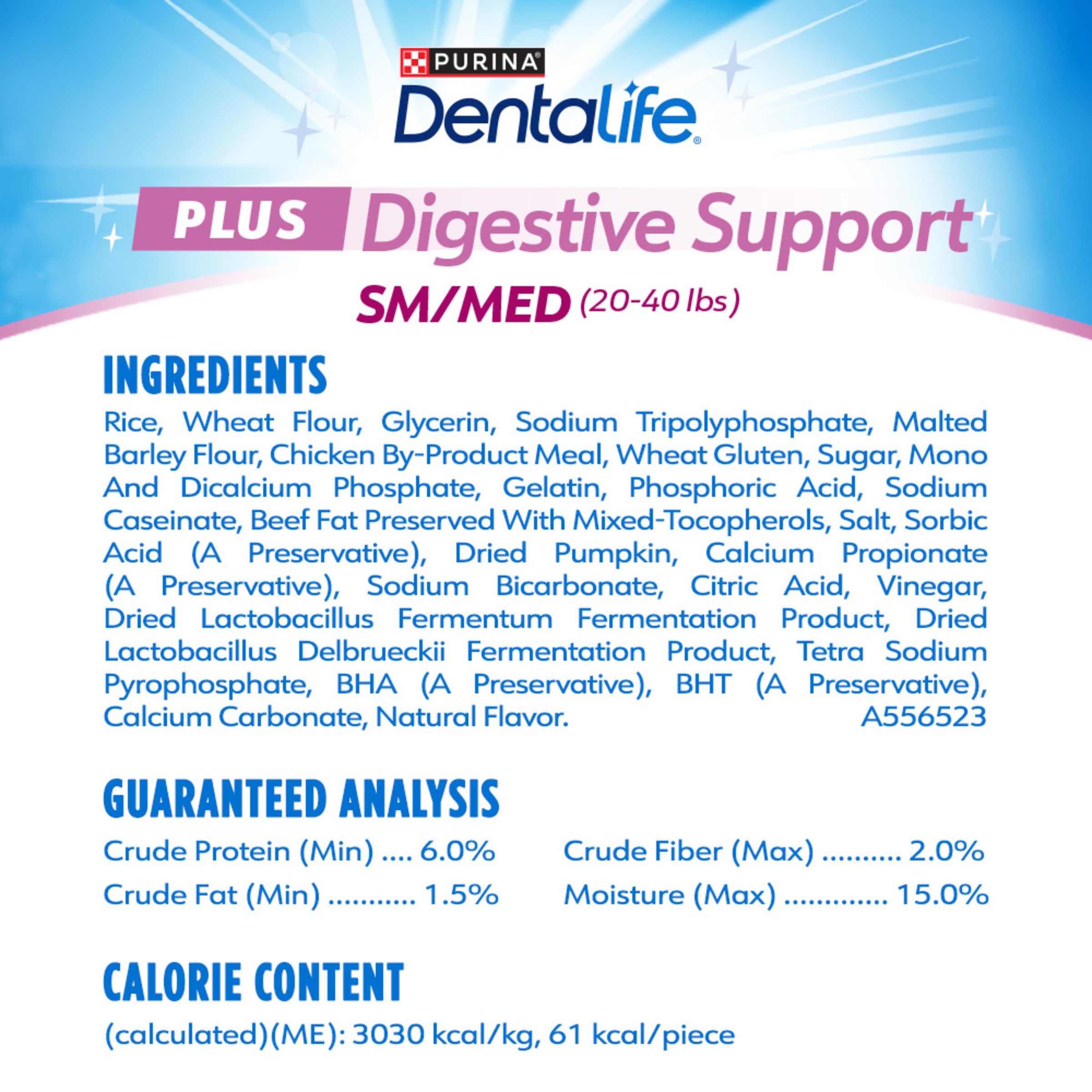 Dentalife Plus Digestive Support porous texture close-up highlighting cleaning reach.