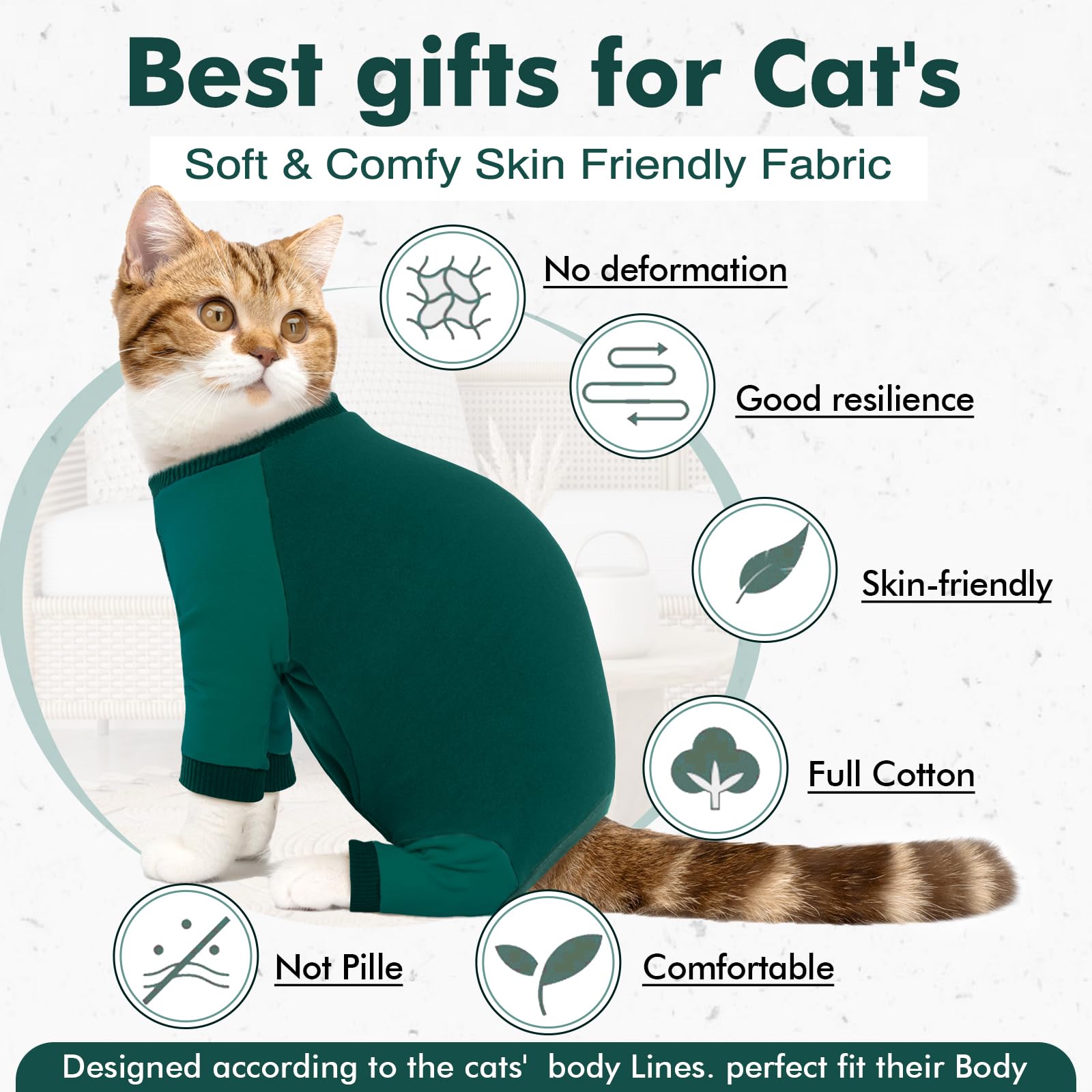 DENTRUN kitten recovery shirt folded sleeves showing adaptable fit and ease of wear.