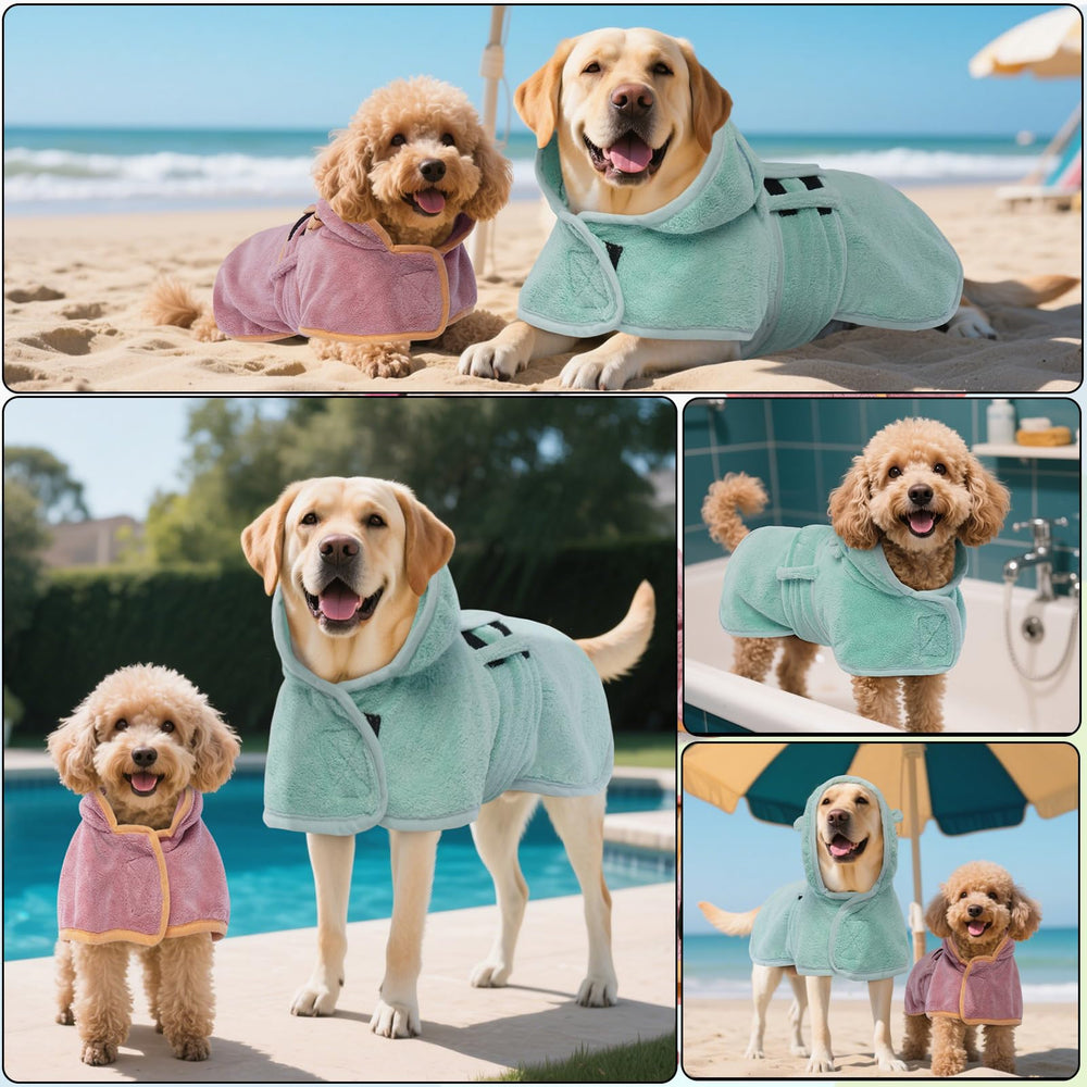 DENTRUN hooded-drying-chamber image emphasizes ear-drying and cozy bath-time.