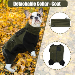 DENTRUN warm polar fleece fabric delivers soft, windproof warmth for daily walks.