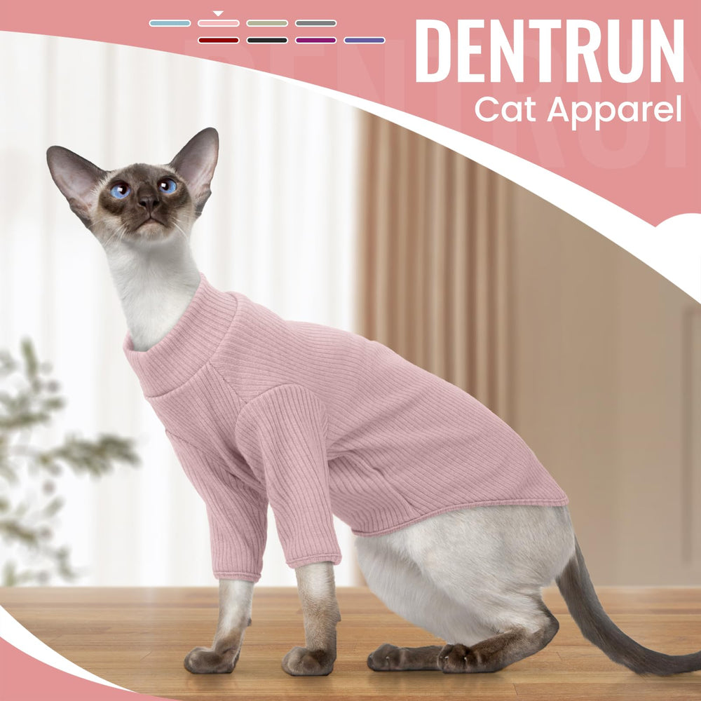 DENTRUN warming sleepwear; cozy pajama style for hairless cats.
