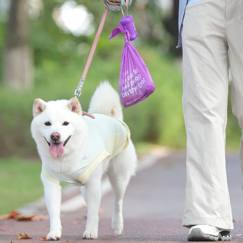 Deo Doo lavender scented poop bags improve on-walk odor control