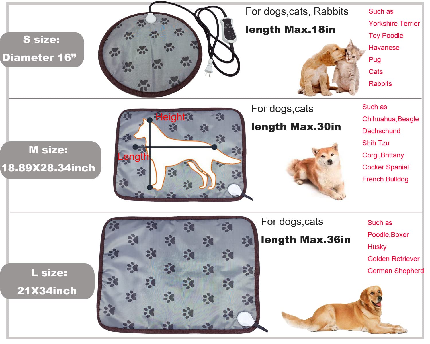 DEOMAN indoor-outdoor use — versatile warming pad for indoor or sheltered outdoor spaces.