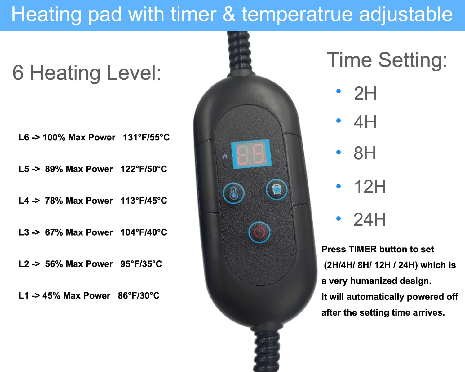 DEOMAN pet heating pad removable cover for easy washing and hygiene.