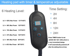 DEOMAN pet heating pad removable cover for easy washing and hygiene.