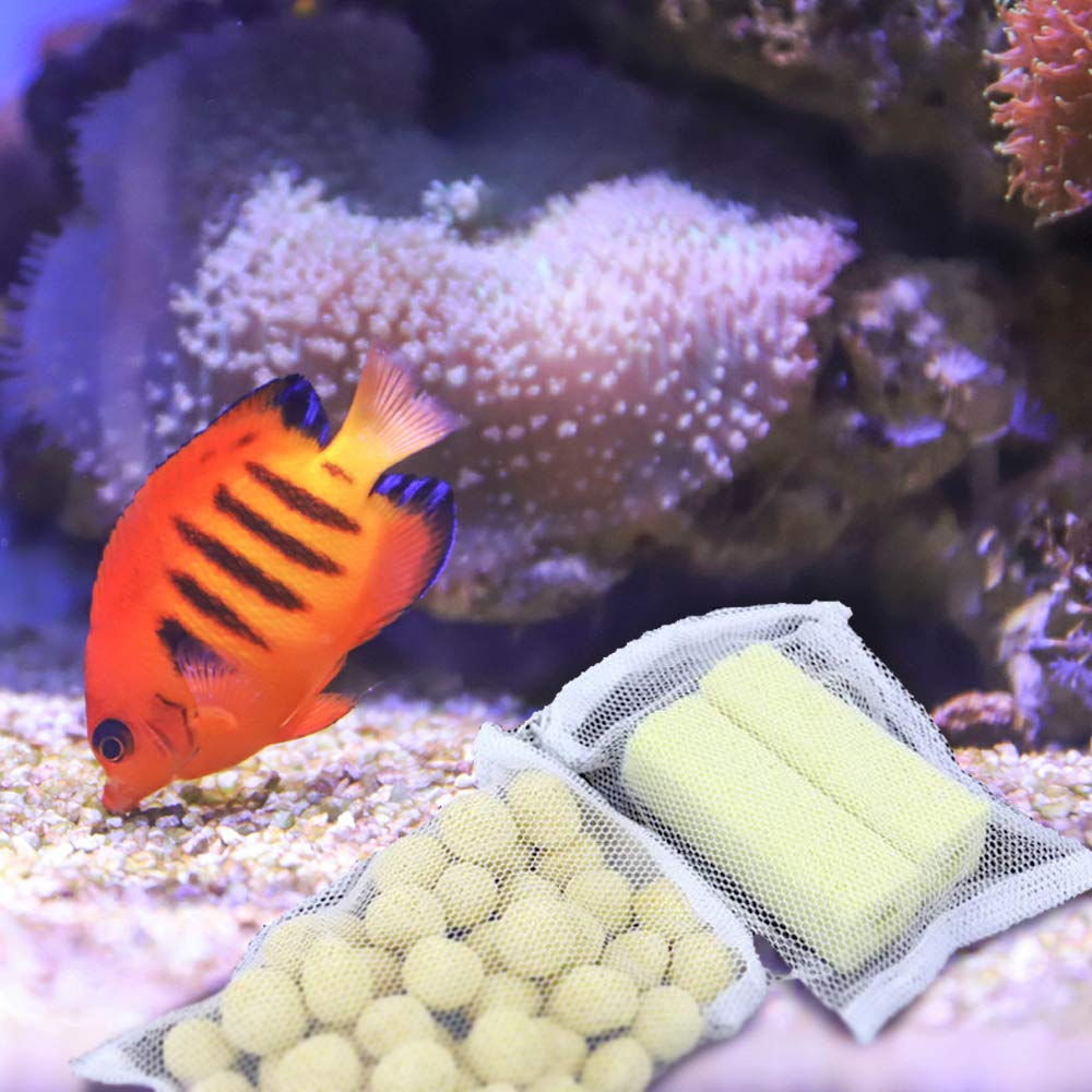 DEPEPE filter bags compatible with freshwater tanks and power filters.
