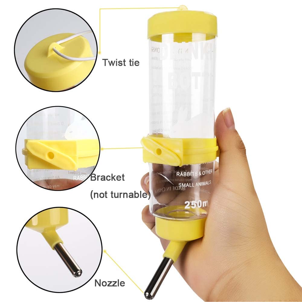 Depets 0.3-inch stainless-steel nozzle close-up—pet-safe design for precise drinking.