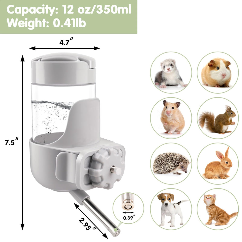 Depets 12oz bottle body made from PET/PP for durable, chew-resistant water delivery.