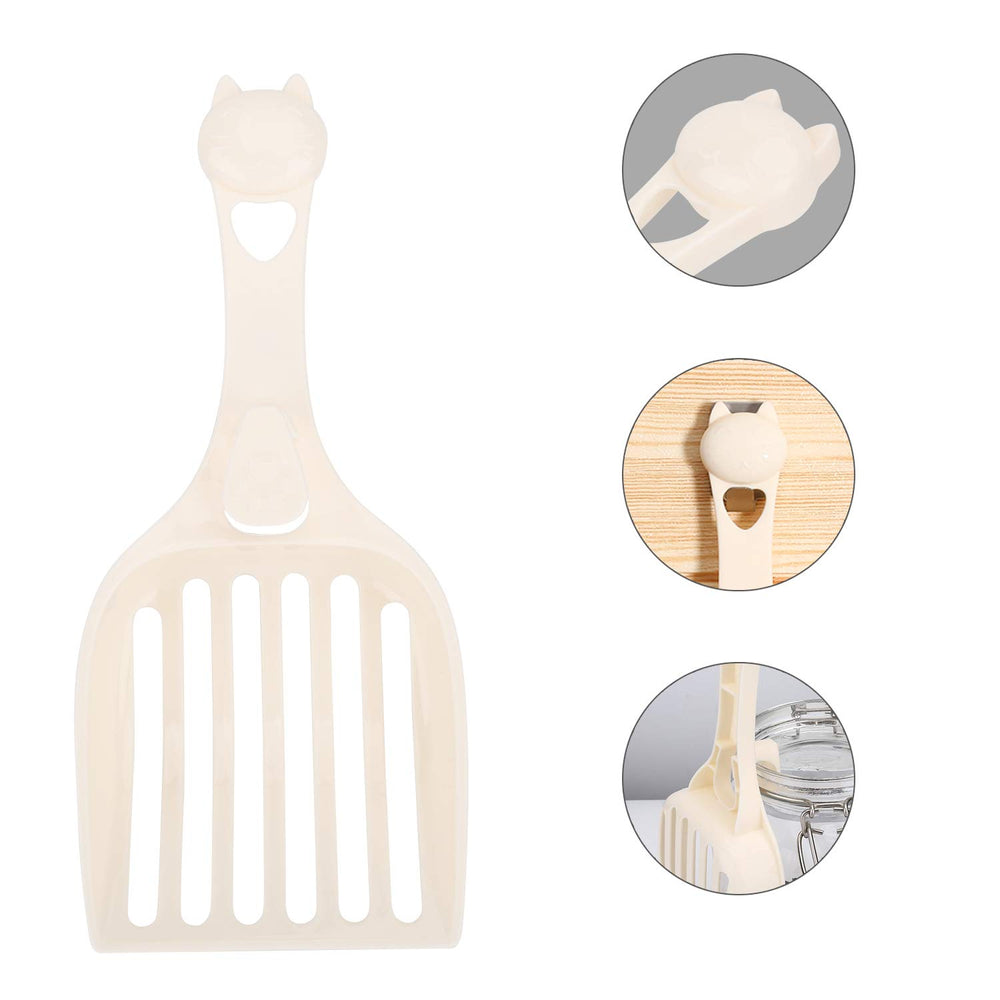 Depets cat litter scoop lightweight handle reduces hand fatigue during use