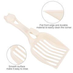 Depets cat litter scoop thickened plastic for long lasting durability during scooping