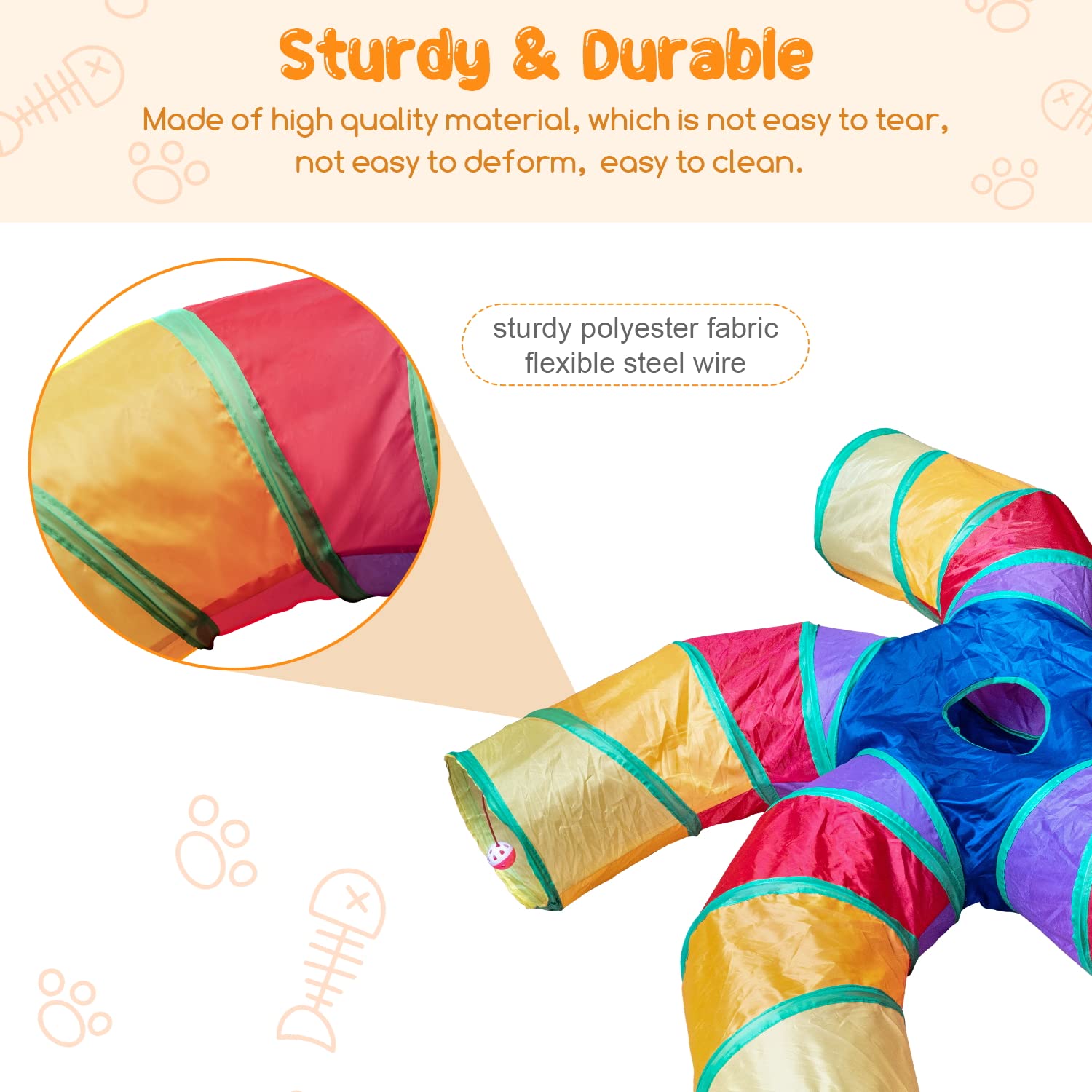 Depets cat tunnel five way S tunnel design for versatile exploration