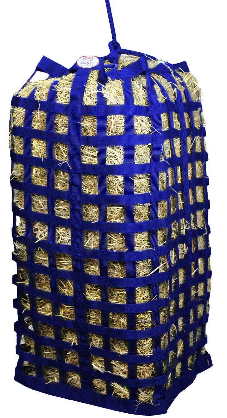 Derby Originals XL Go Around hay bag side view shows durable nylon construction for daily use.
