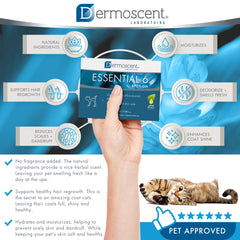 Dermoscent Essential 6 Spot On deodorizing action supports a fresher smelling home and cat
