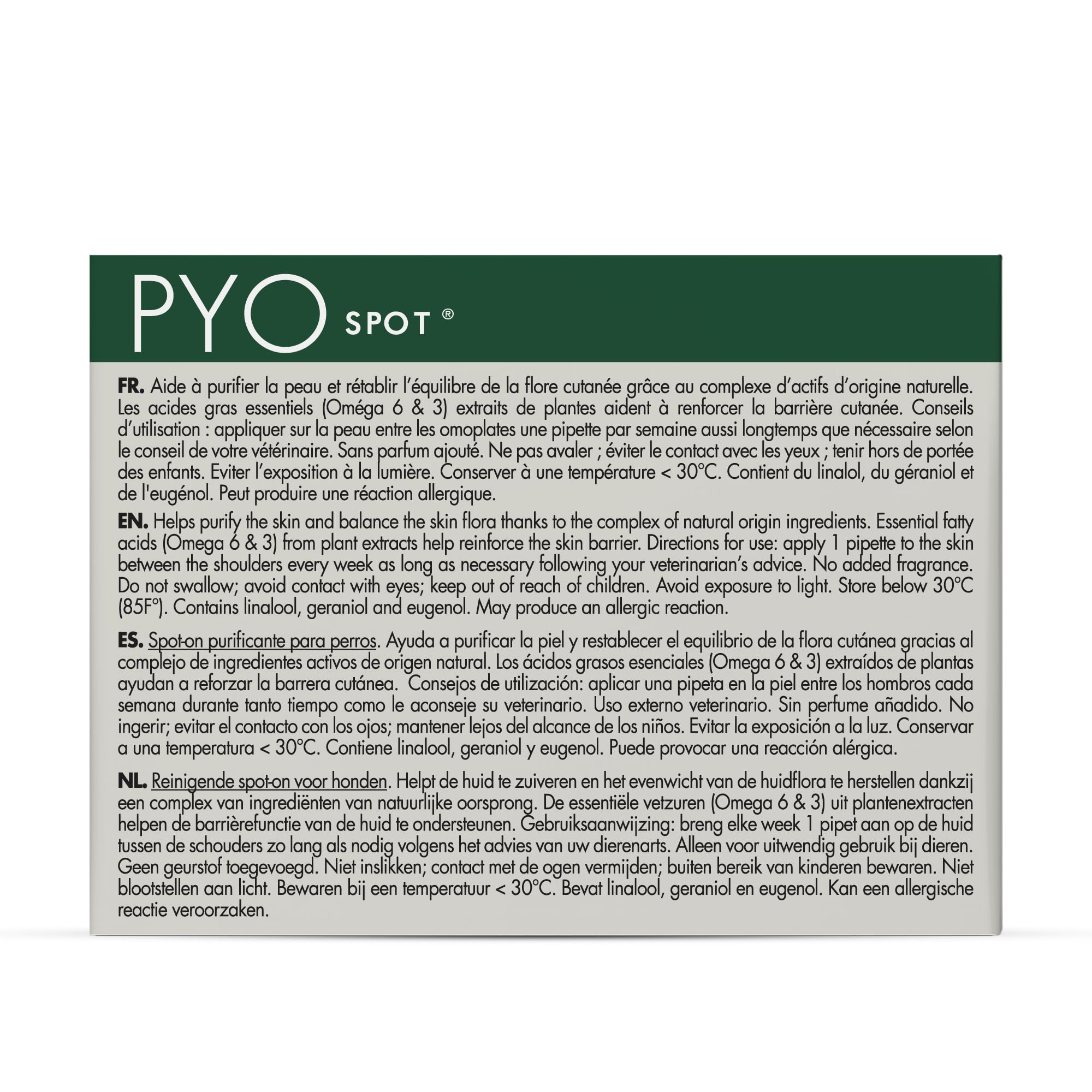 Dermoscent Pyospot application demo illustrates easy daily use with dogs