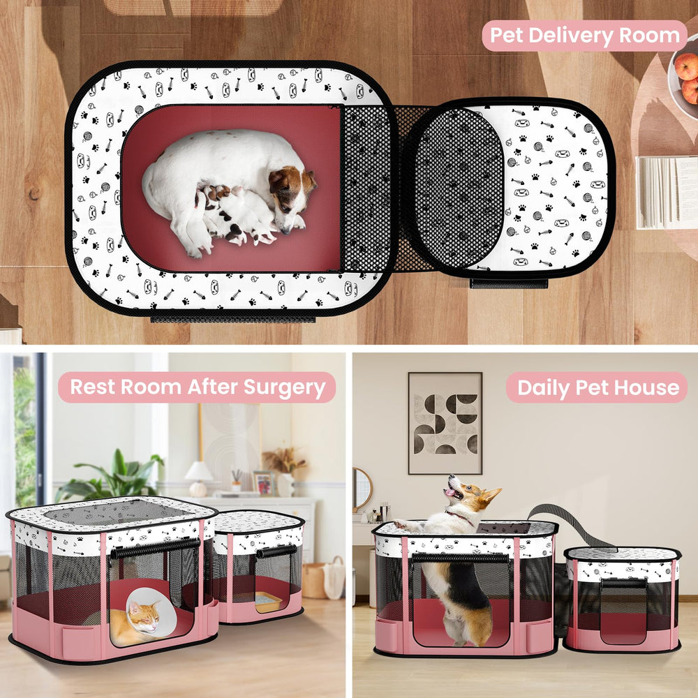 DESSELL small playpen compact 22.5x18x18 inches for cozy spaces