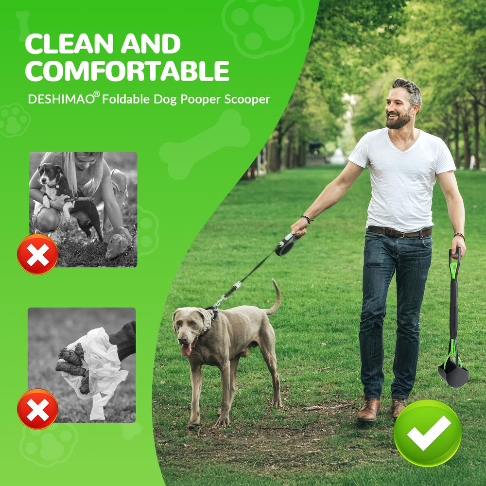 DESHIMAO Pooper Scooper easy cleaning after use due to non-stick coating