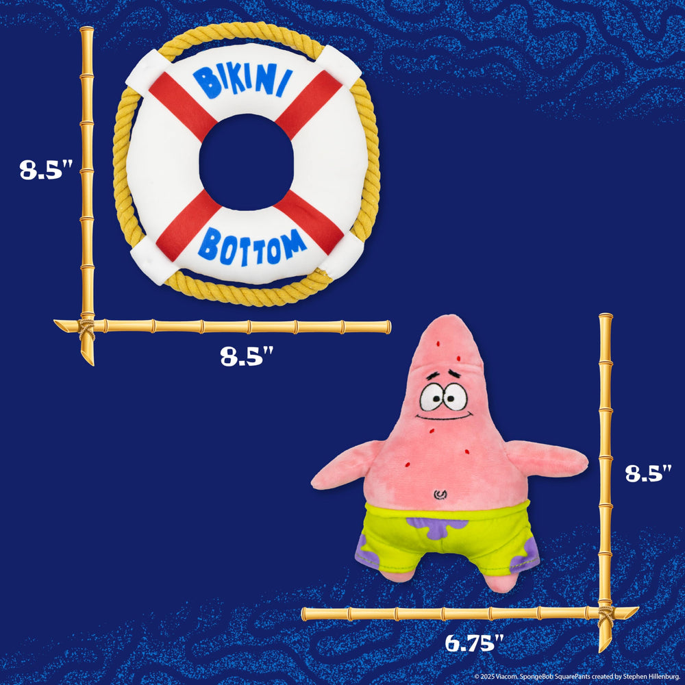 design LAB Spongebob life preserver plush 2-pack makes a great gift.