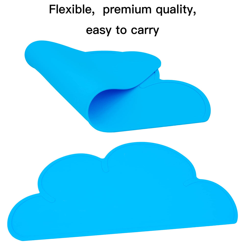 DesignSter light-blue silicone mat that’s microwave-safe for easy bowl warming.