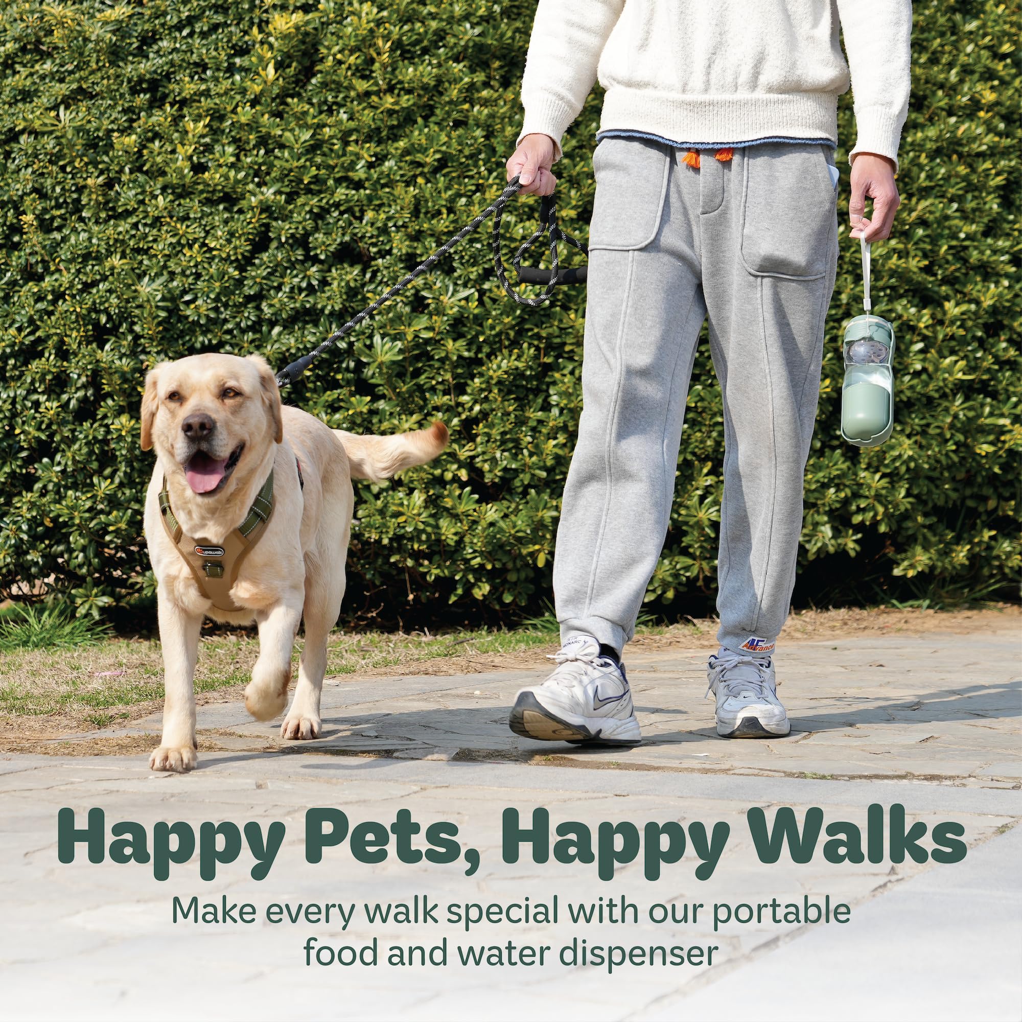 Desired Tools easy-fill design simplifies refilling while traveling with pets.