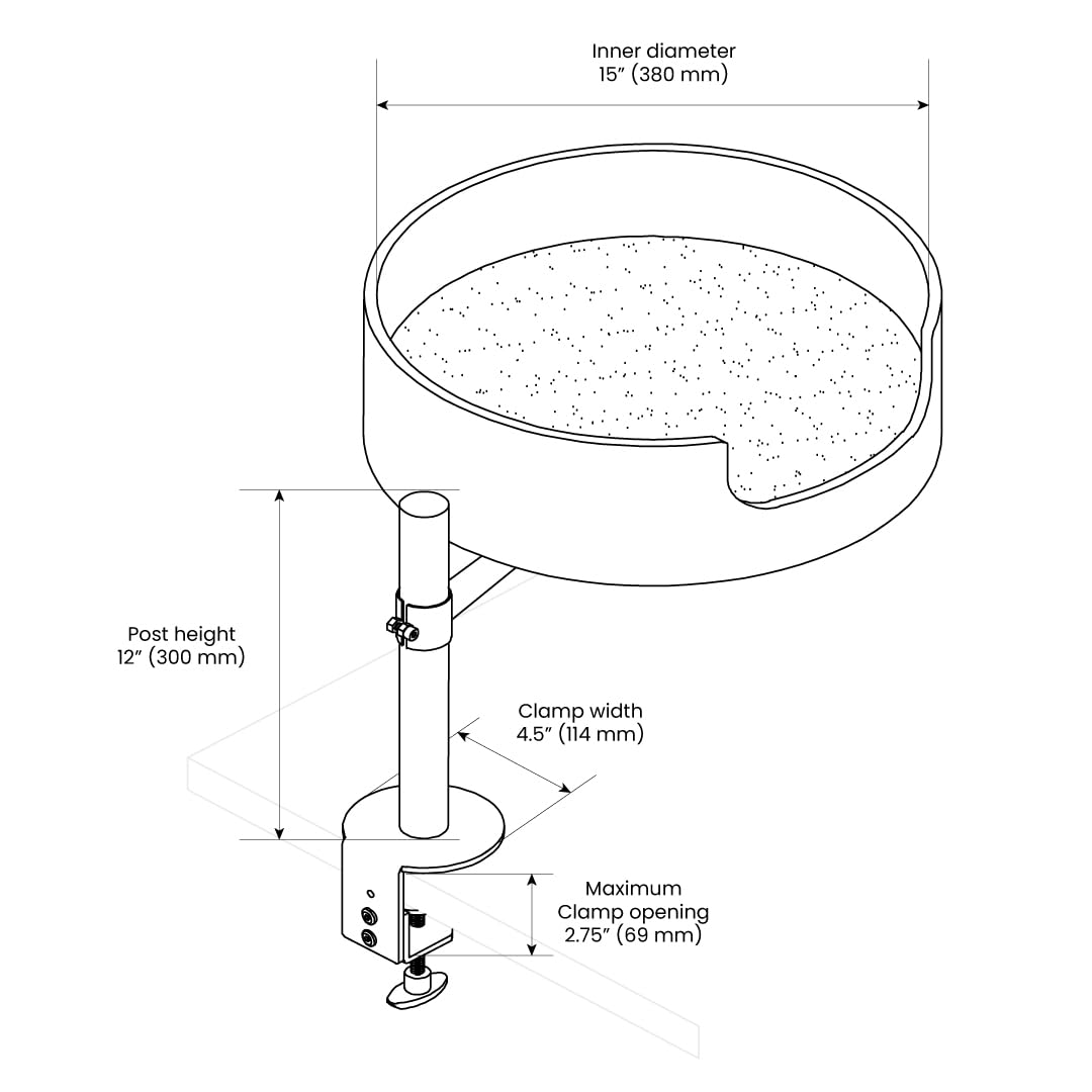 Desk Nest Cat Bed walnut finish complements decor while keeping the desk tidy.