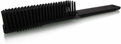 Detailer's Garage pet hair removal brush on seat demonstrates effective hair pickup for cars