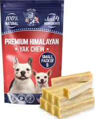 Devil Dog Pet Co Himalayan yak chews small 8-pack—compact pack for daily treats