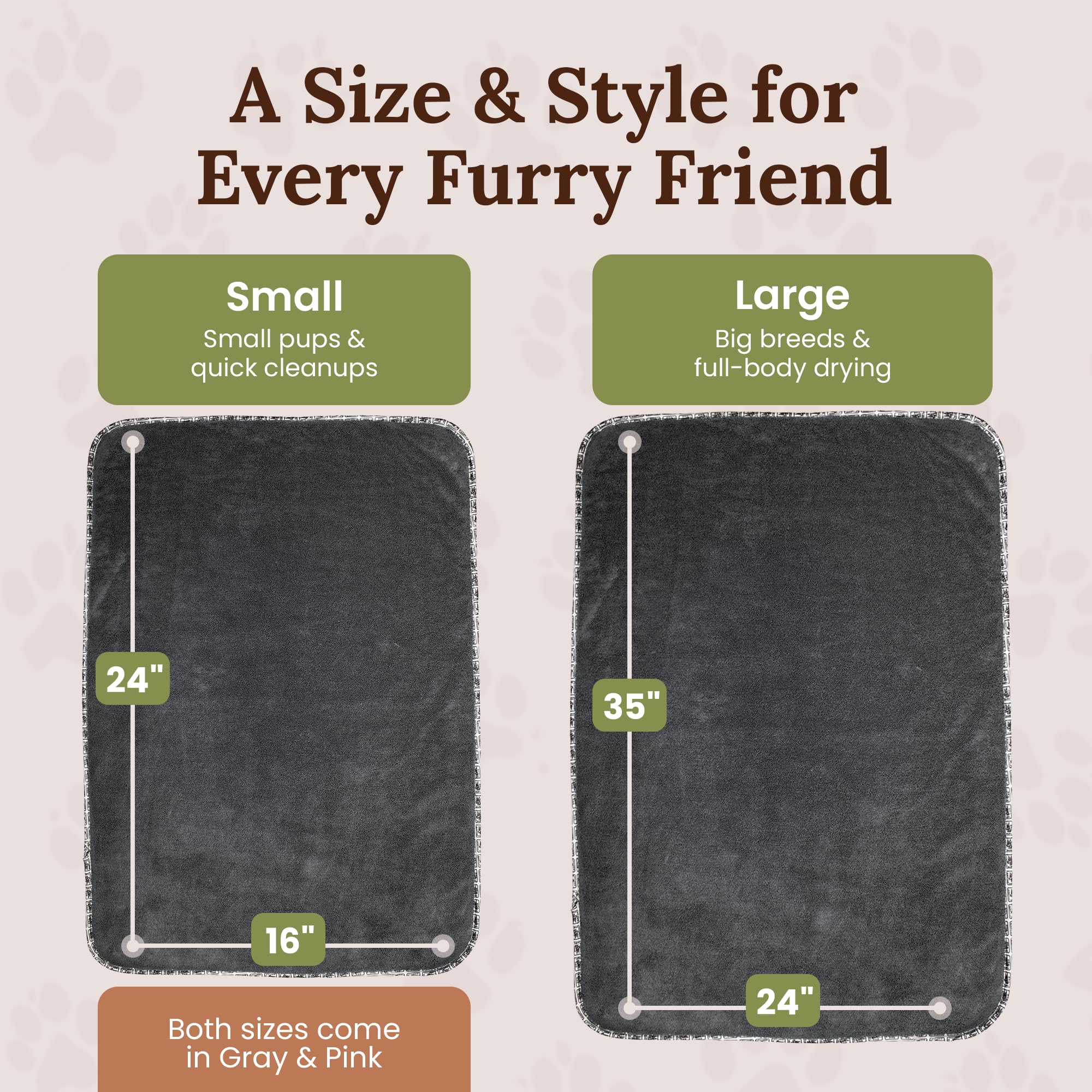 Devil Dog Premium Drying Towel everyday-use crate-car versatility for baths, travel, and camping.