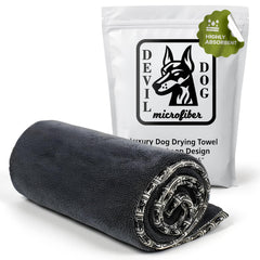 Devil Dog Premium Drying Towel large 24x35, wet-dog drying quick and gentle.