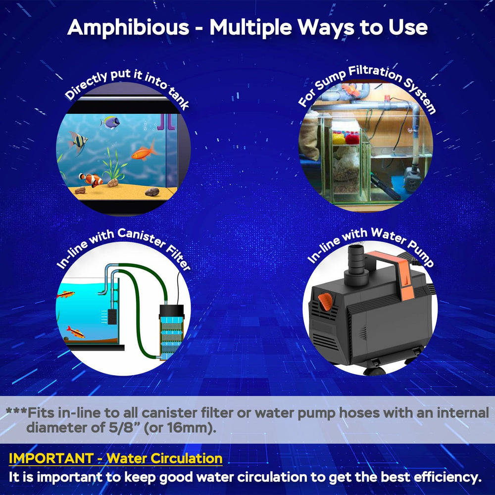 Devopet UV Light in-tank use – fits 40–75 gallon aquariums.
