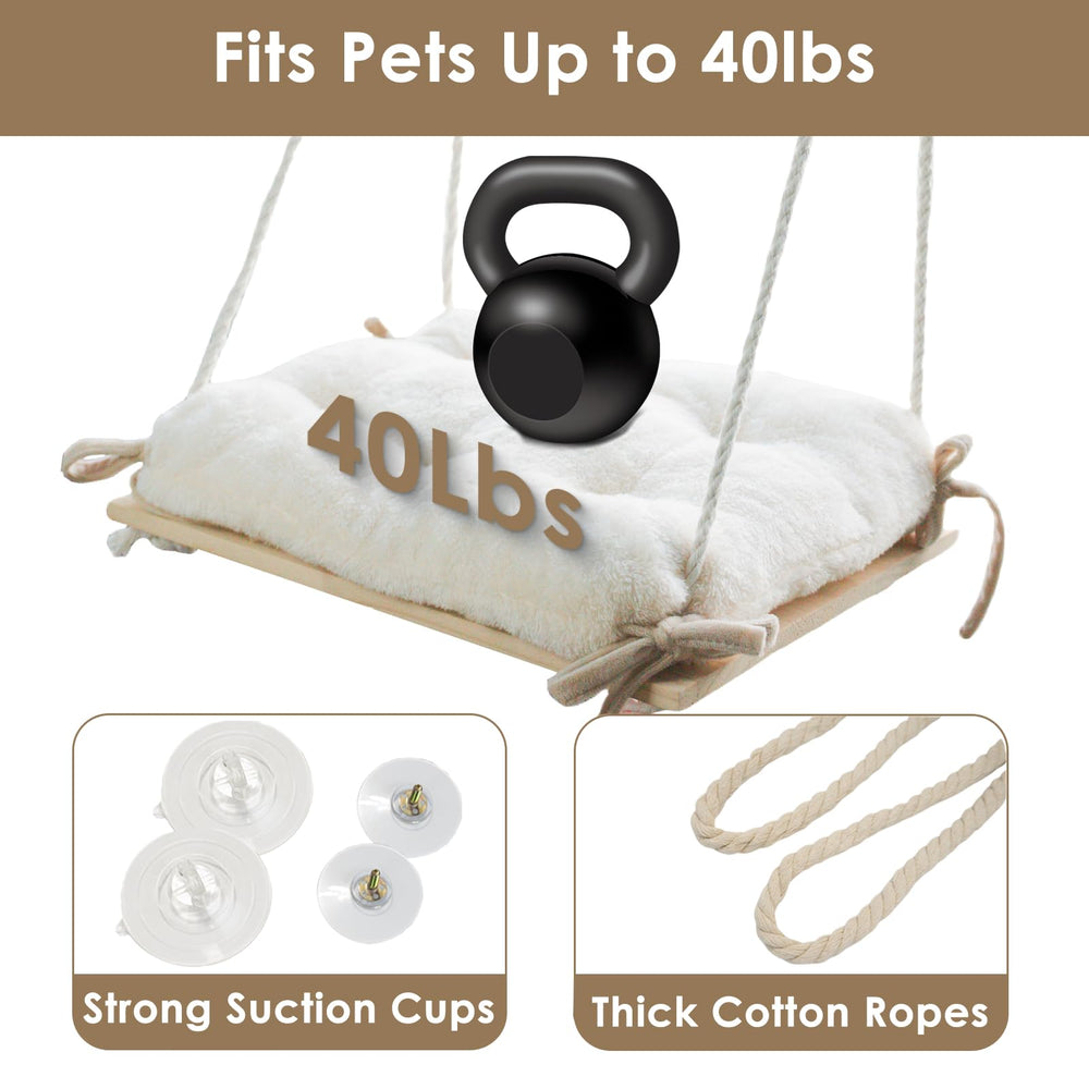 Devopet cat window perch simple assembly steps for quick setup.