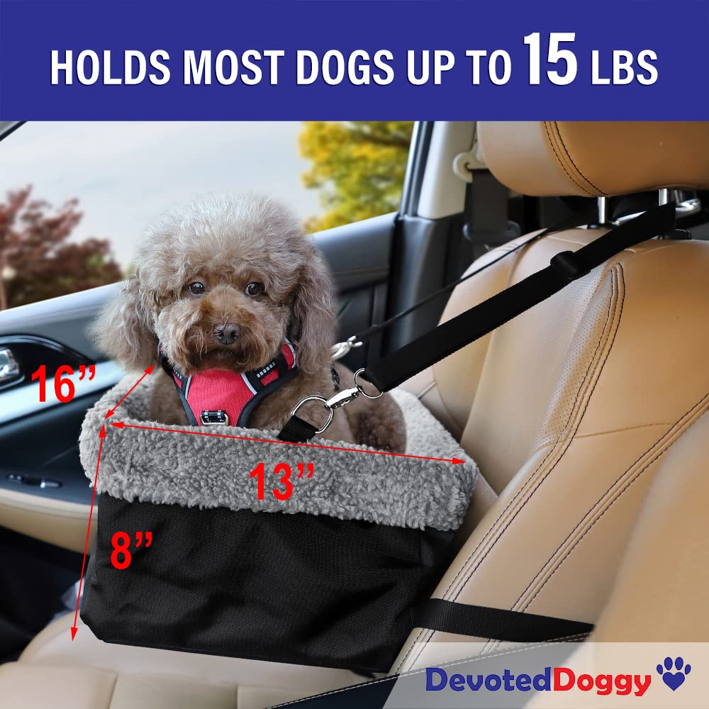 Devoted Doggy Deluxe 16x13x8 size fits small pets up to 15lbs.