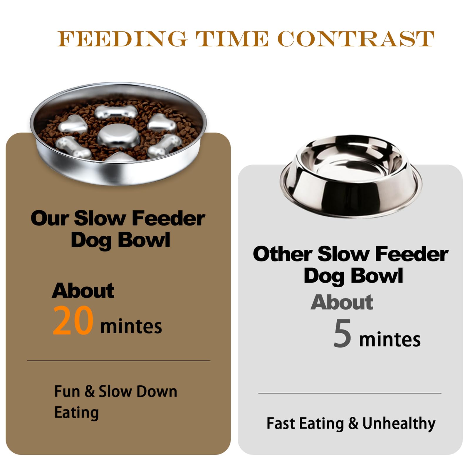 DEWVIE bowl with non-slip bottom prevents sliding during meals
