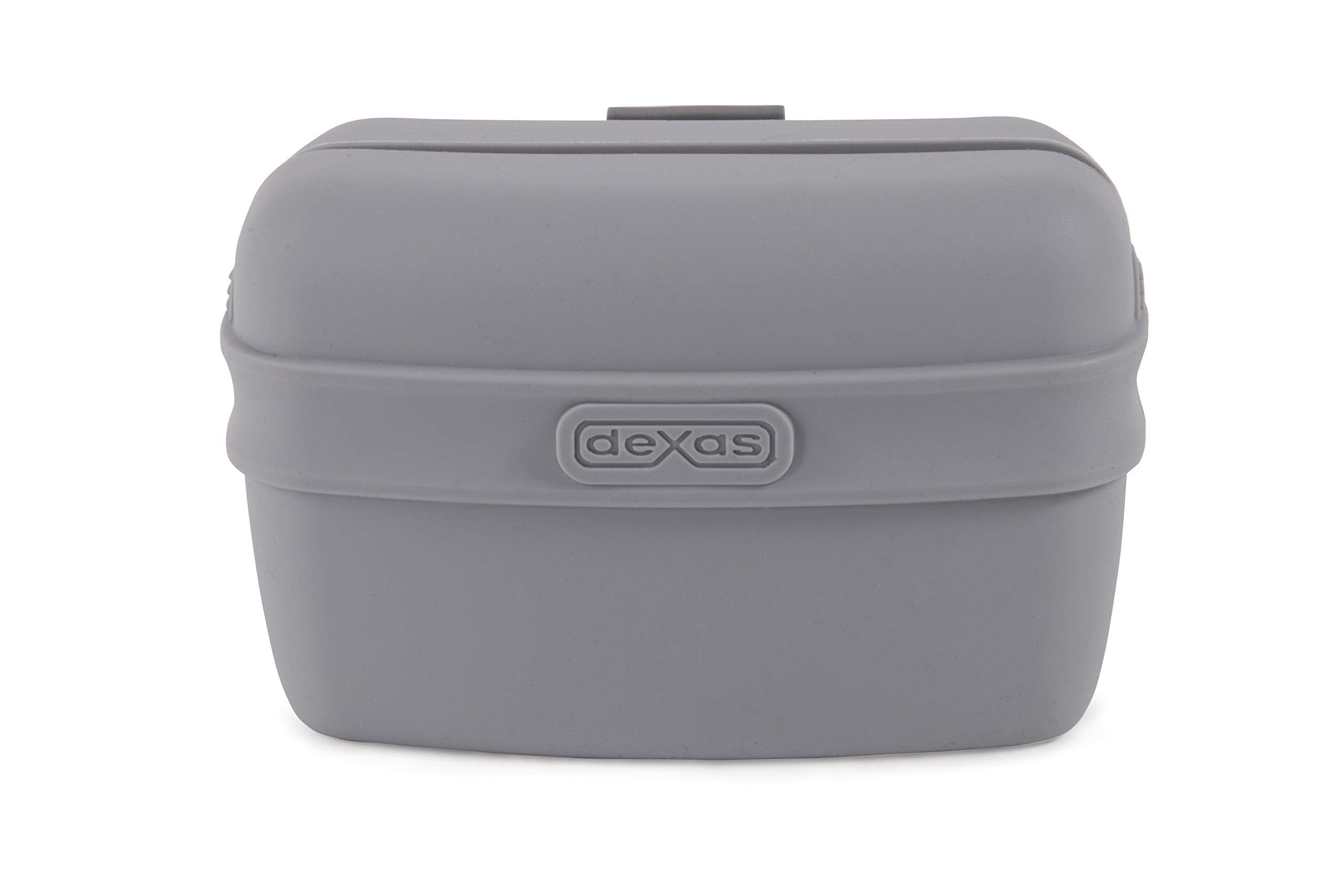 Dexas Pooch Pouch open with treats for quick rewards.