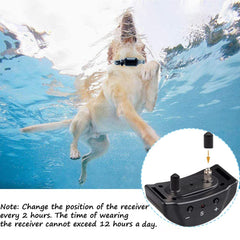DEYACE rubber cover closeup on a collar showing smooth edges and durability