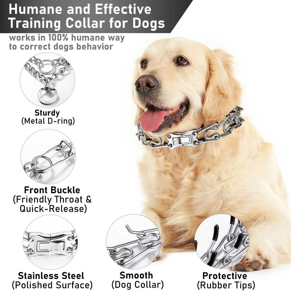 DEYACE front-release buckle enables easy on and off for dogs.