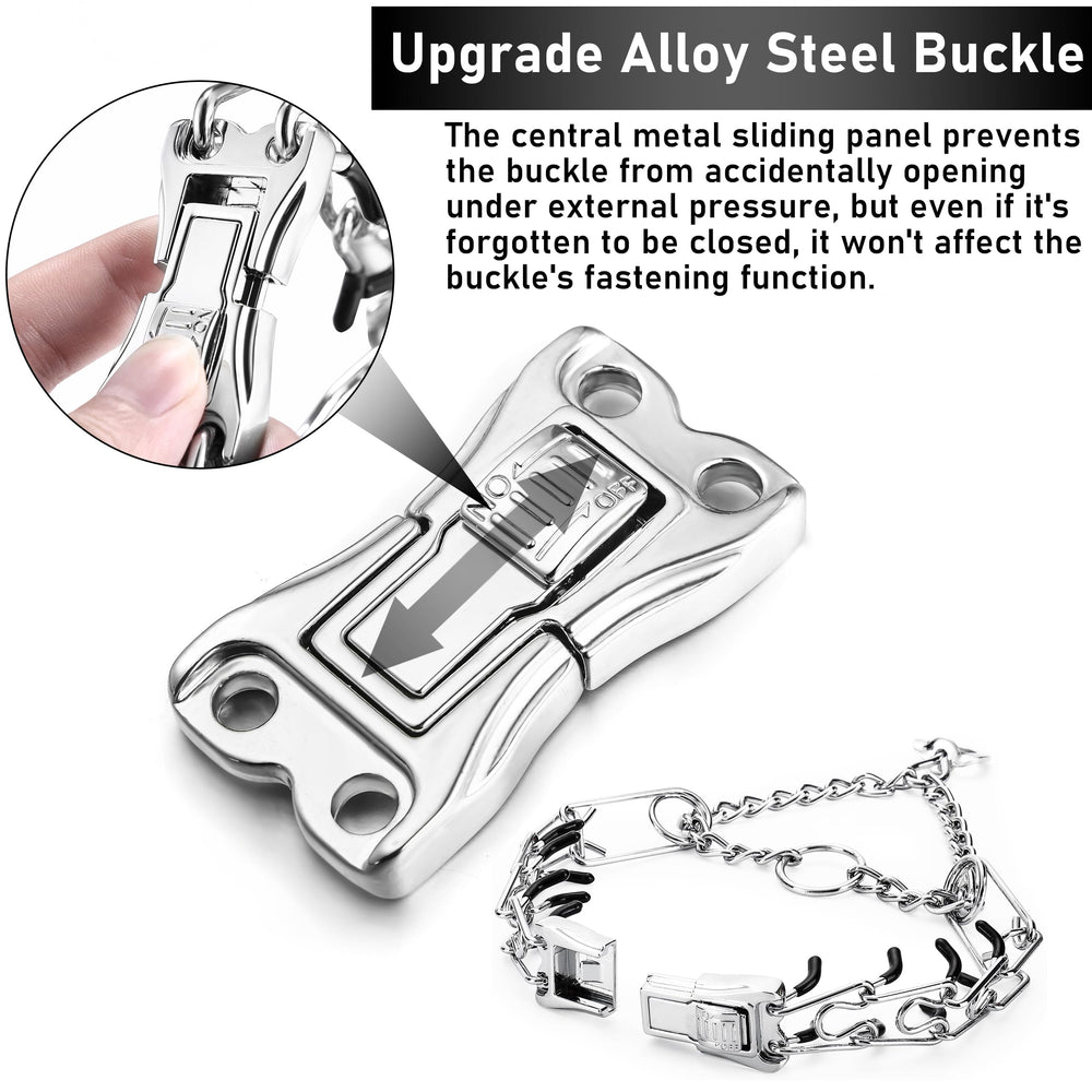 DEYACE rustproof, water-resistant dog collar ready for daily outdoor use.