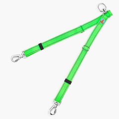 DF Co leash splitter features heavy-duty clips and safety lock for secure control