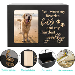 DGDCDV urn interior features soft black flannel lining.