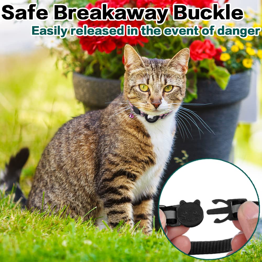 Dgerp AirTag holder integrated into collar protects AirTag and reduces loss risk