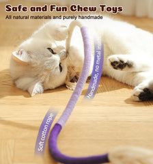 Dgerp Cat Chew Ropes soft cotton rope safe for gentle teething.