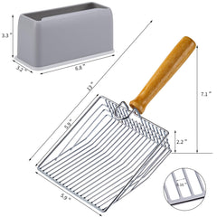 DHXYZZB fast-sifting scoop delivers quick waste separation with reduced dust.