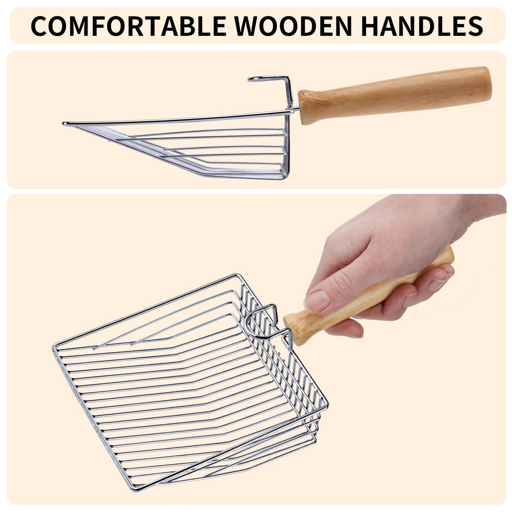 DHXYZZB stainless-steel scoop resists rust and cleans up fast.