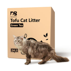 DI BI GRAMAS cat litter 24lb pack shown, dust-free design for cleaner air.