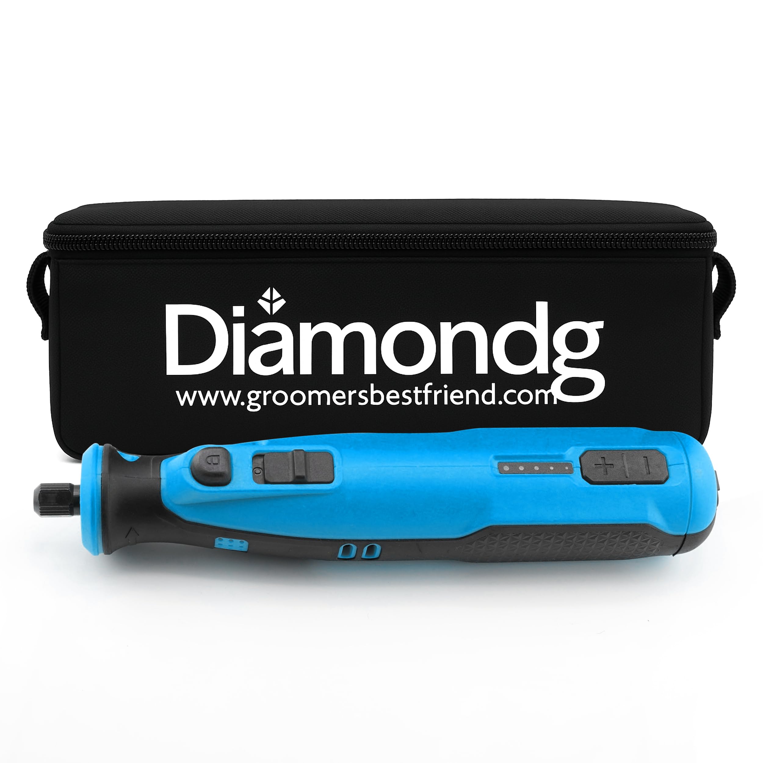 Diamondg cordless dog nail grinder with LED light aids precise trimming
